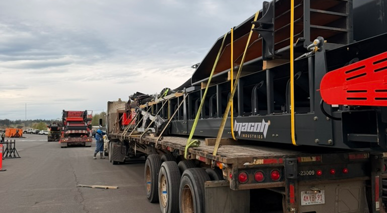 Packing into containers for overseas shipping
